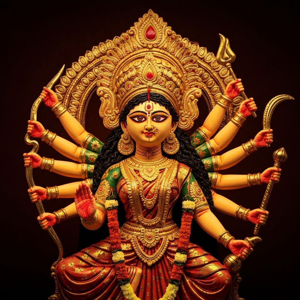 Traditional Durga Maa idol