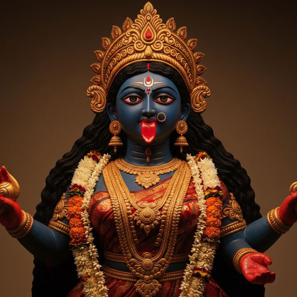 Traditional Kali Maa idol
